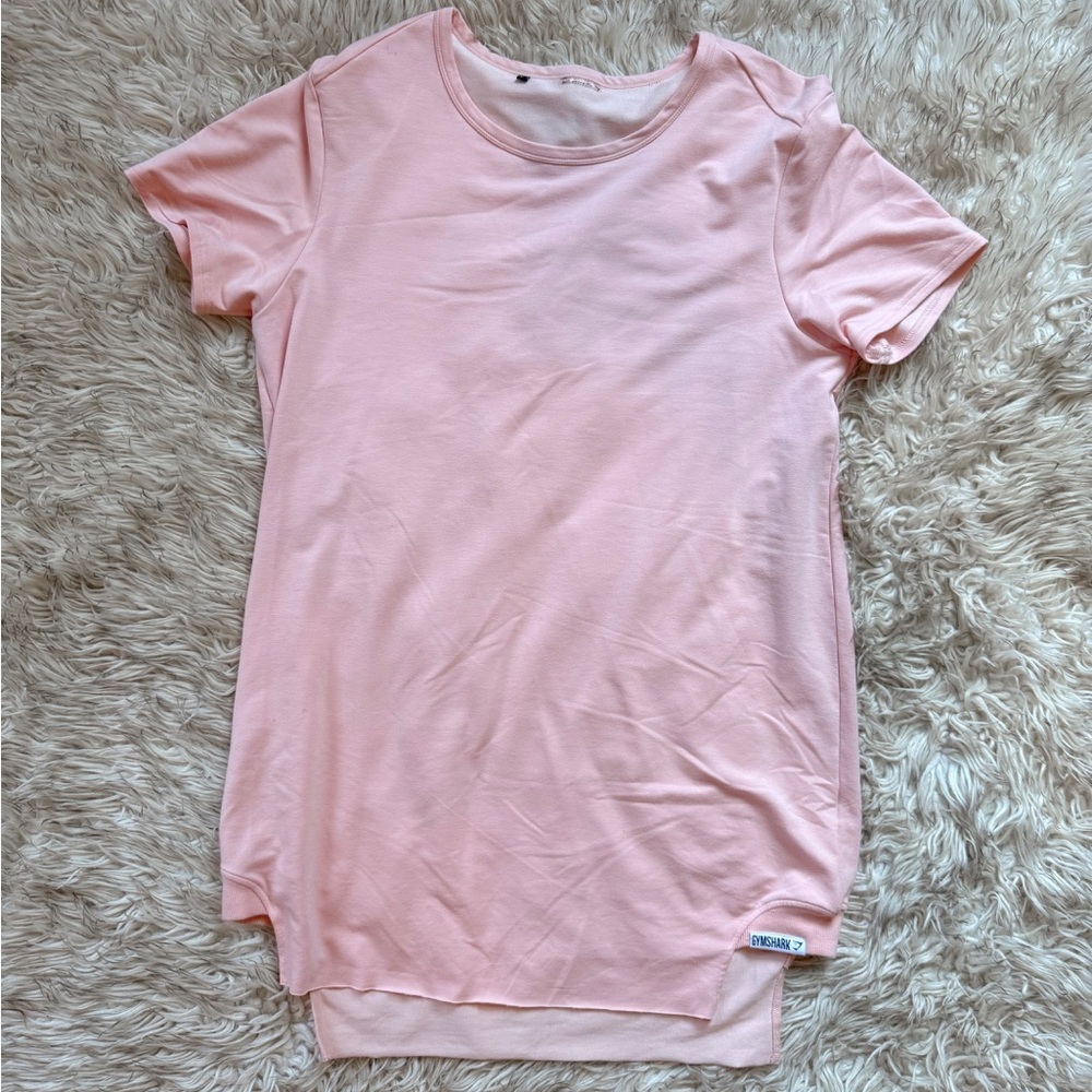 Gymshark Light Pink tshirt dress
